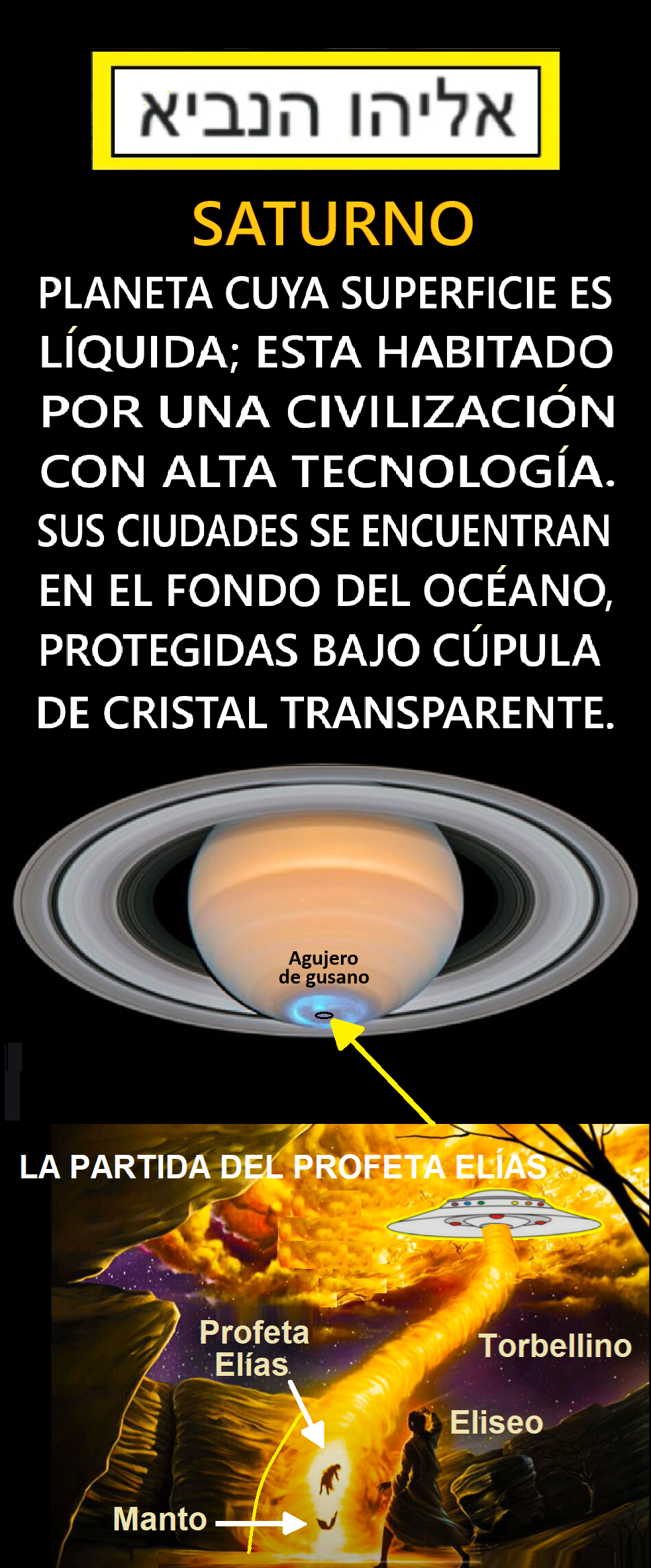 Saturno planeta acuático